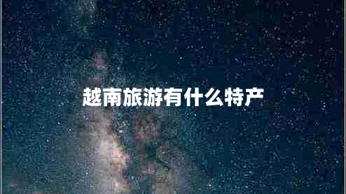 越南旅游有什么特產(chǎn)