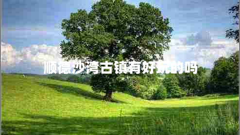 順德沙灣古鎮(zhèn)有好玩的嗎