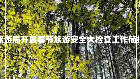 旅游局開展春節(jié)旅游安全大檢查工作簡報(bào)