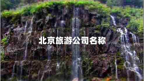 北京旅游公司名稱