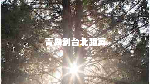 青島到臺北距離