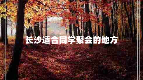 長(zhǎng)沙適合同學(xué)聚會(huì)的地方