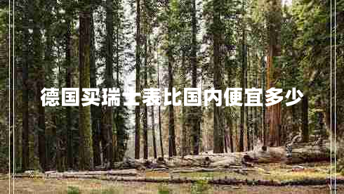 德國買瑞士表比國內(nèi)便宜多少