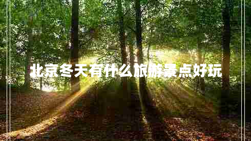 北京冬天有什么旅游景點(diǎn)好玩