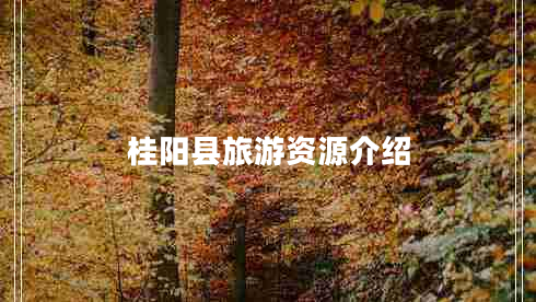 桂陽(yáng)縣旅游資源介紹