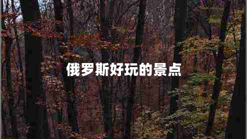 俄羅斯好玩的景點 俄羅斯好玩的景點