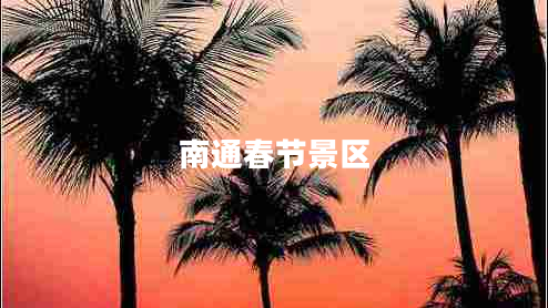 南通春節(jié)景區(qū) 南通春節(jié)景區(qū)