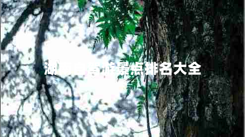 湖南自駕游景點(diǎn)排名大全