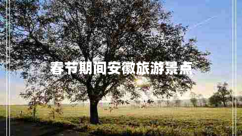 春節(jié)期間安徽旅游景點