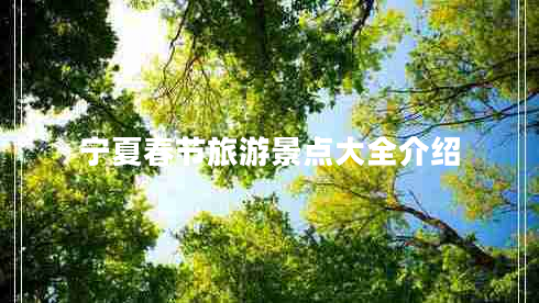 寧夏春節(jié)旅游景點(diǎn)大全介紹