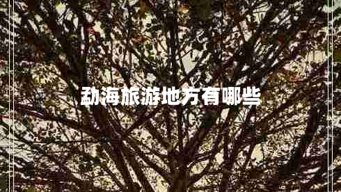 勐海旅游地方有哪些