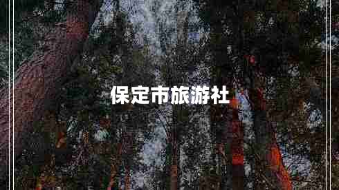 保定市旅游社 保定市旅游社