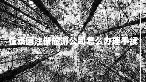 在泰國注冊旅游公司怎么辦理手續(xù) 在泰國注冊旅游公司怎么辦理手續(xù)
