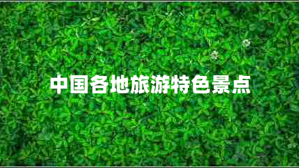 中國(guó)各地旅游特色景點(diǎn)