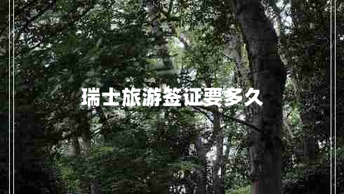 瑞士旅游簽證要多久