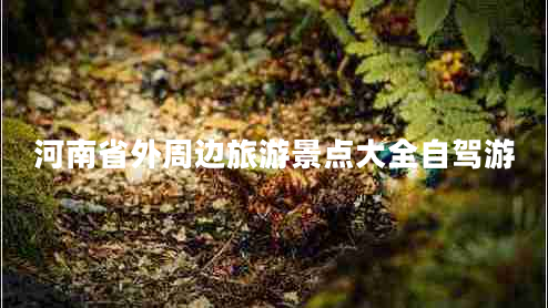 河南省外周邊旅游景點(diǎn)大全自駕游
