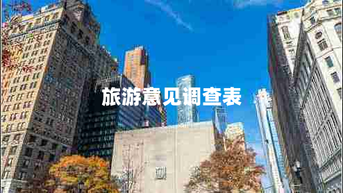 旅游意見調(diào)查表 旅游意見調(diào)查表