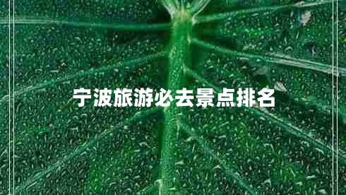 寧波旅游必去景點排名 寧波旅游必去景點排名