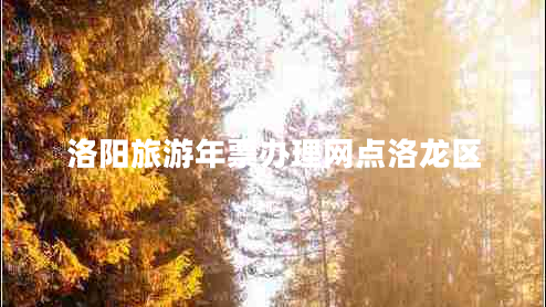 洛陽旅游年票辦理網(wǎng)點洛龍區(qū)