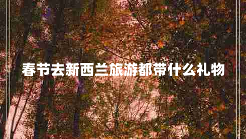 春節(jié)去新西蘭旅游都帶什么禮物