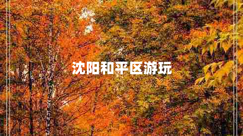 沈陽(yáng)和平區(qū)游玩 沈陽(yáng)和平區(qū)游玩