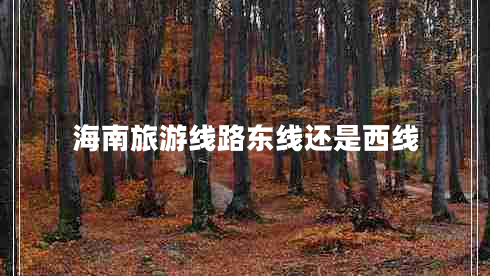 海南旅游線路東線還是西線 海南旅游線路東線還是西線