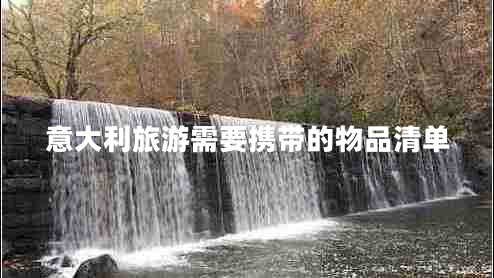 意大利旅游需要攜帶的物品清單 意大利旅游需要攜帶的物品清單