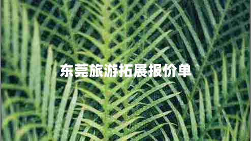 東莞旅游拓展報(bào)價(jià)單