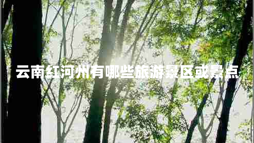 云南紅河州有哪些旅游景區(qū)或景點(diǎn)