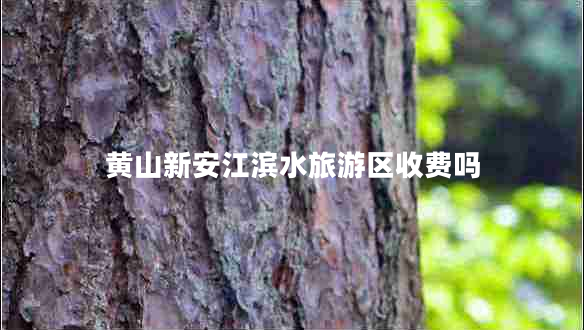 黃山新安江濱水旅游區(qū)收費嗎