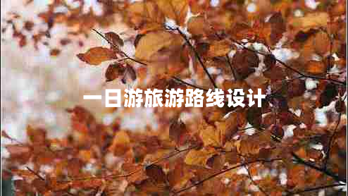 一日游旅游路線設(shè)計