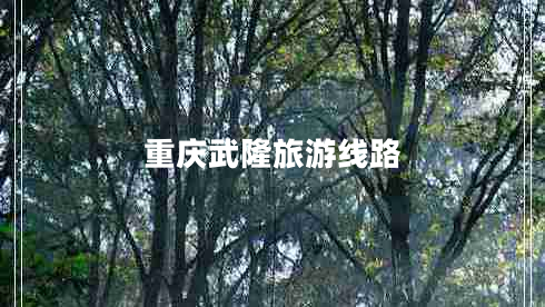 重慶武隆旅游線路