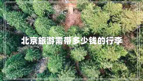 北京旅游需帶多少錢的行李