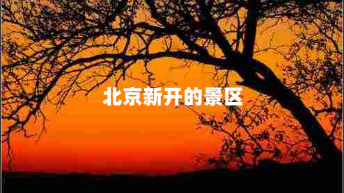 北京新開的景區(qū)