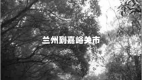 蘭州到嘉峪關(guān)市