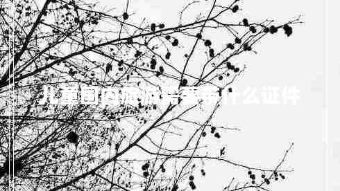 兒童國(guó)內(nèi)旅游需要帶什么證件