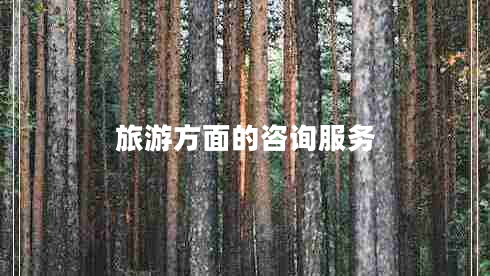 旅游方面的咨詢服務