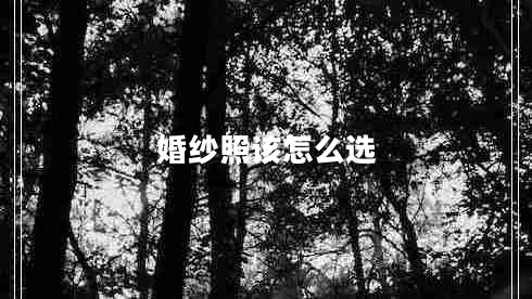 婚紗照該怎么選 婚紗照該怎么選