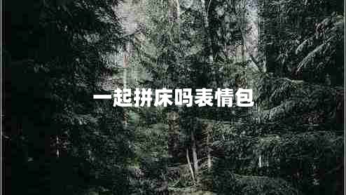 一起拼床嗎表情包