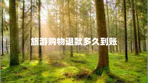 旅游購物退款多久到賬 旅游購物退款多久到賬