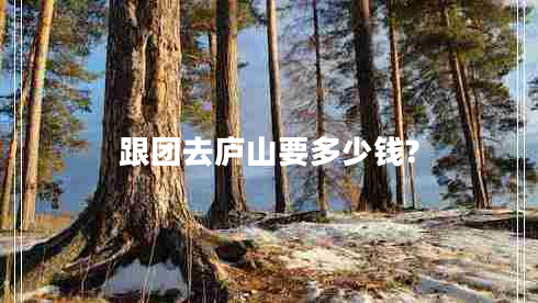 跟團(tuán)去廬山要多少錢?