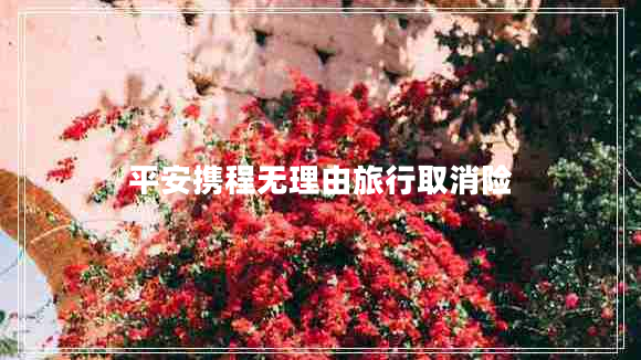 平安攜程無(wú)理由旅行取消險(xiǎn) 平安攜程無(wú)理由旅行取消險(xiǎn)