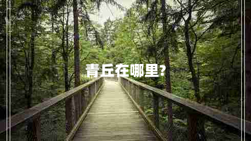 青丘在哪里? 青丘在哪里?