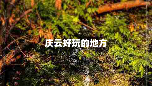 慶云好玩的地方