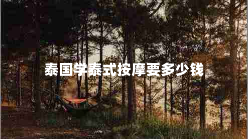 泰國(guó)學(xué)泰式按摩要多少錢