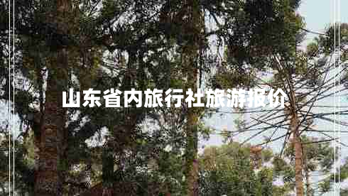 山東省內旅行社旅游報價