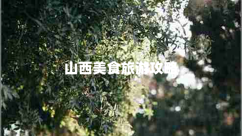 山西美食旅游攻略
