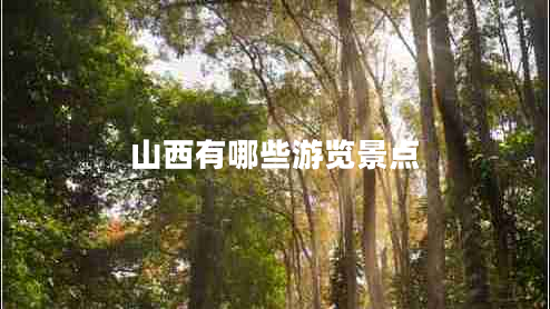 山西有哪些游覽景點(diǎn) 山西有哪些游覽景點(diǎn)