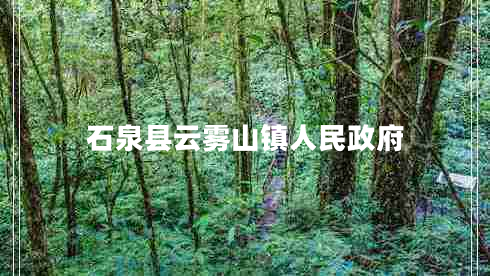 石泉縣云霧山鎮(zhèn)人民政府