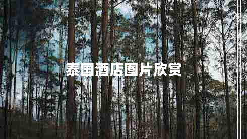 泰國酒店圖片欣賞